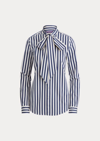 Women's Ralph Lauren Alejandra Striped Shirts | 806519IXF